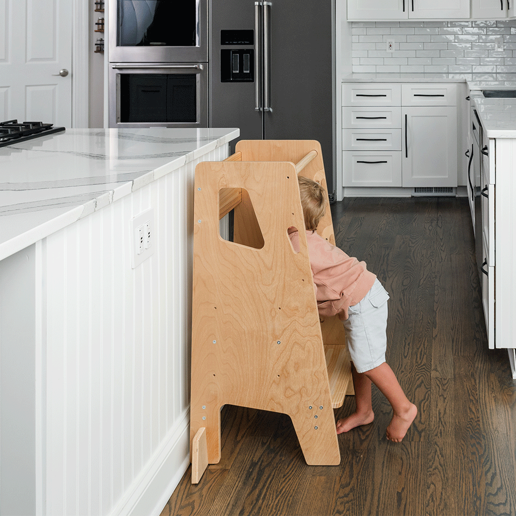 Toddler Tower - Adjustable Kitchen Stool Helper by Ocodile.com