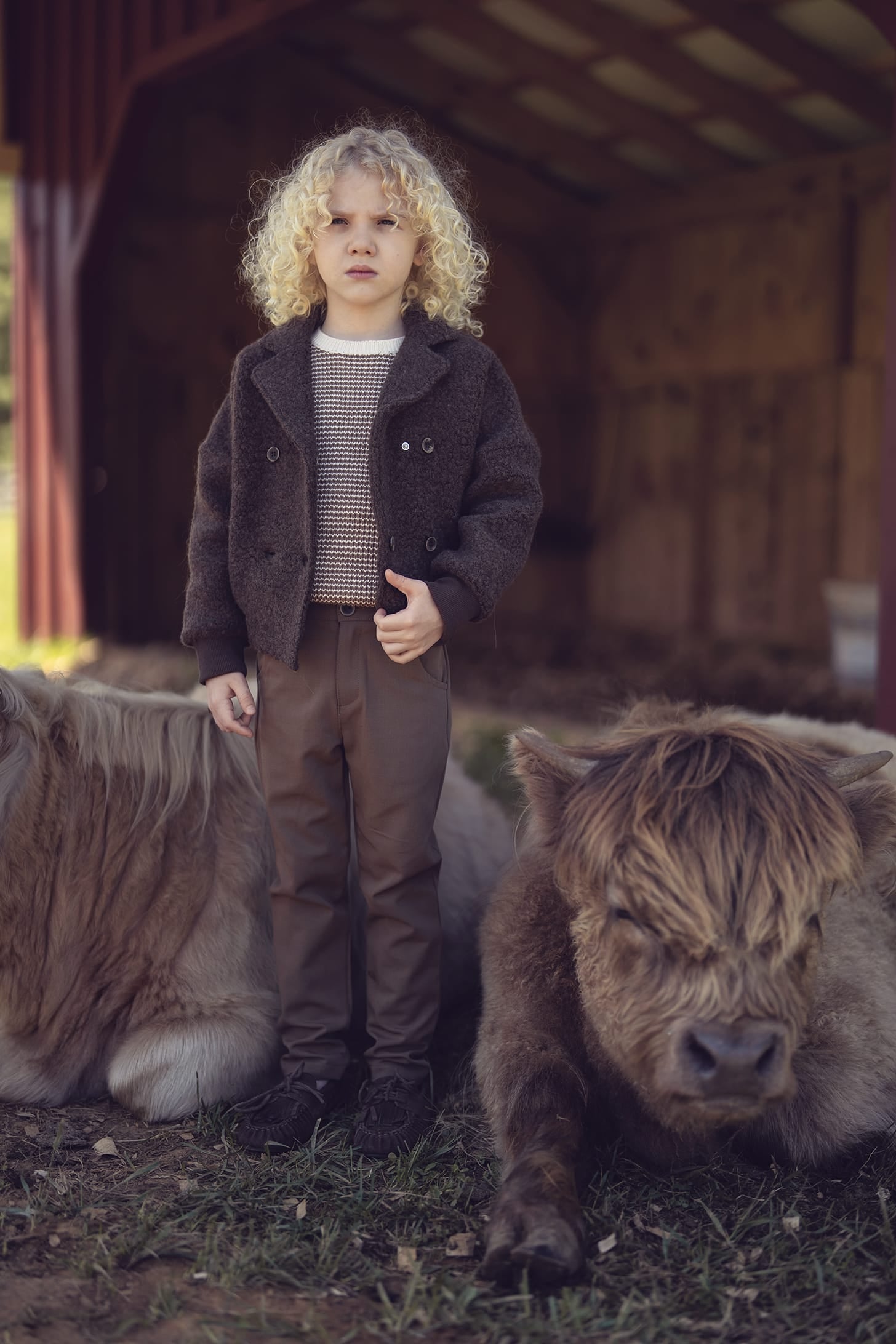 Kenny Sherpa Jacket - Chocolate