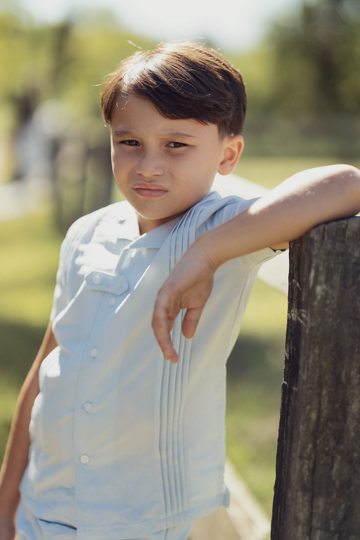 KIPP Collection Structured Short Sleeve Shirt Pleat Detail For Office Wear
