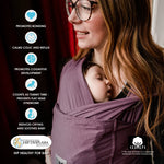 Baby K'tan Baby K'tan Original Baby Carrier Eggplant - Baby & Toddler > Baby Transport > Baby Carriers Slings