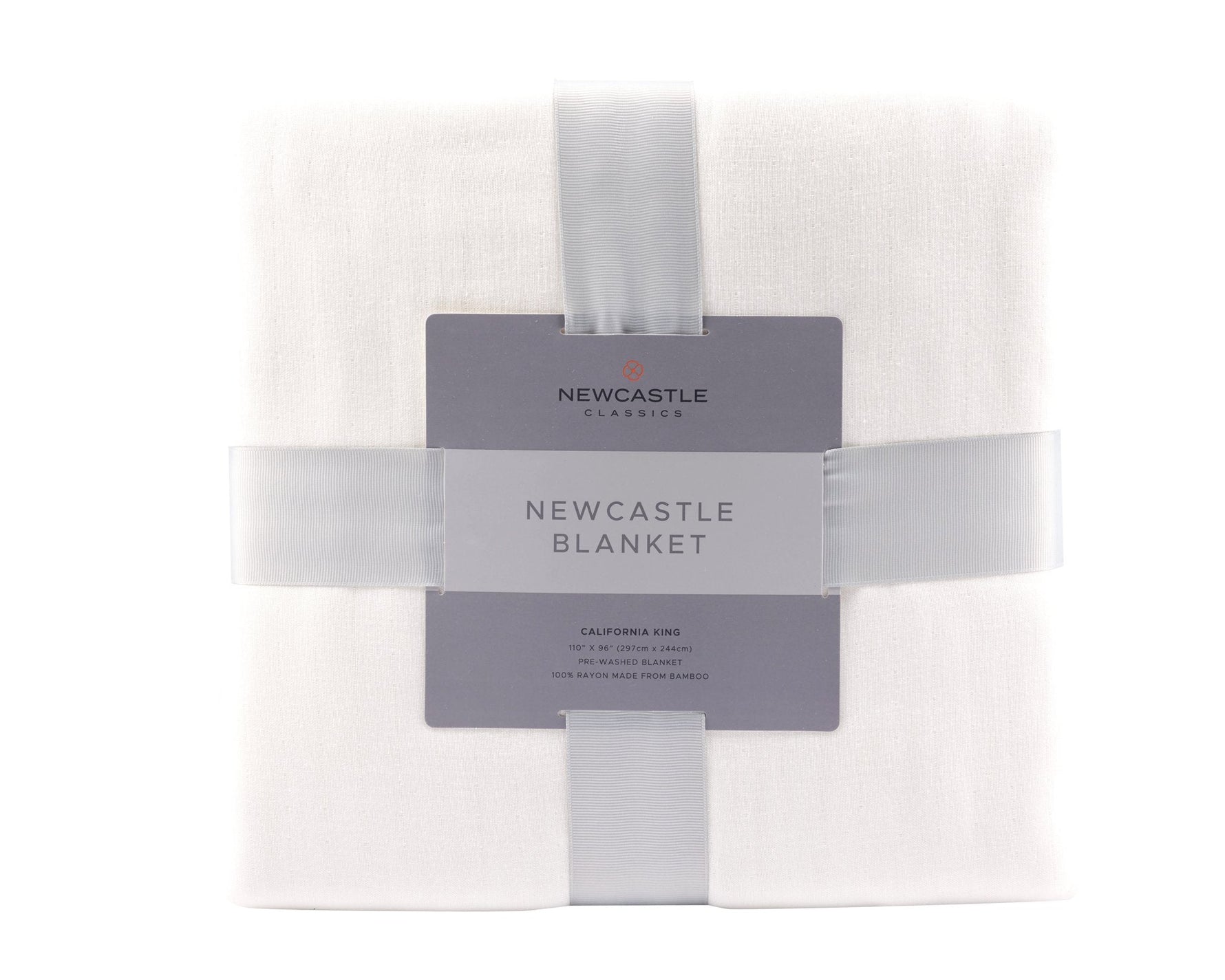 Pristine White Oversized Queen Bamboo Bed Blanket - Breathable Organic Summer Essential | Everetts Place