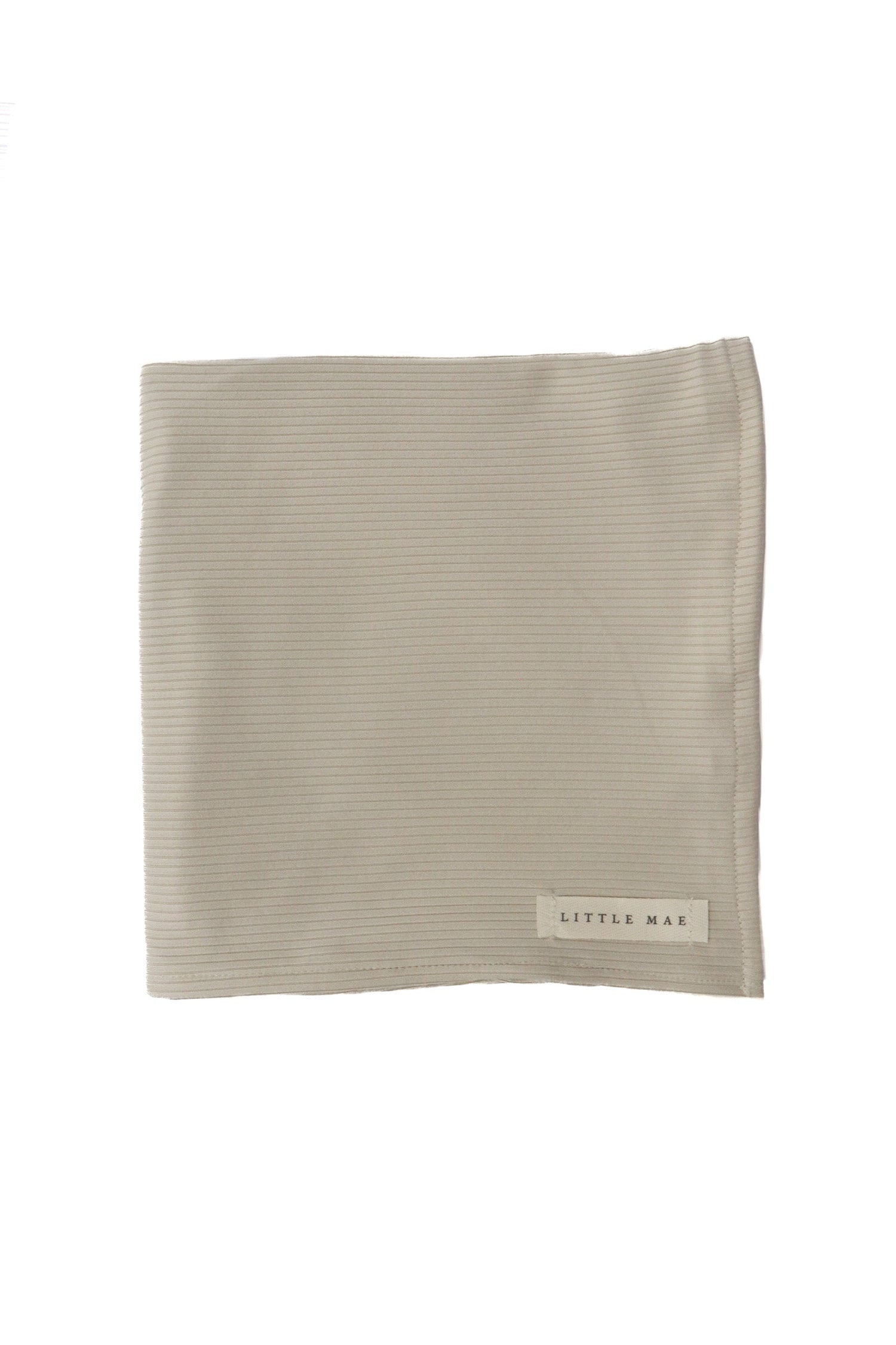 Oat Ribbed Stretch Swaddle Blanket For Newborns And Nursing Little Mae & Co Everetts Place: Online Boutique
