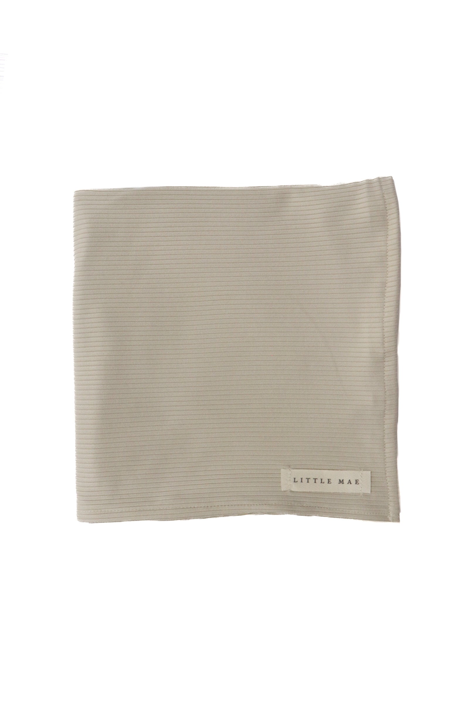 Oat Ribbed Stretch Swaddle Blanket For Newborns And Nursing Little Mae & Co Everetts Place: Online Boutique