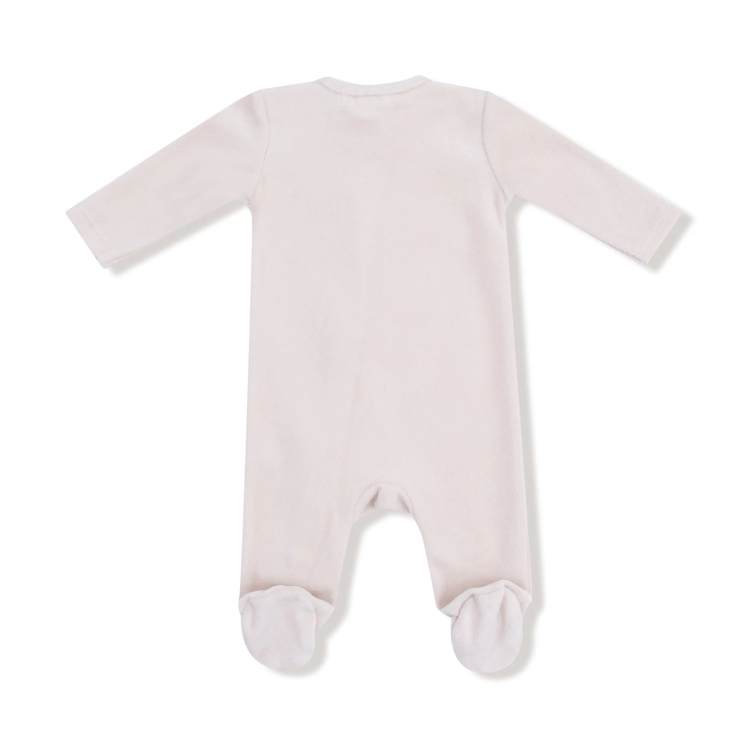 Angel Dear Oatmeal Velour Footie For Baby Snuggle Soft Plush Warmth - Apparel & Accessories > Clothing > Baby & Toddler Clothing > Baby & Toddler Sleepwear 185O_V