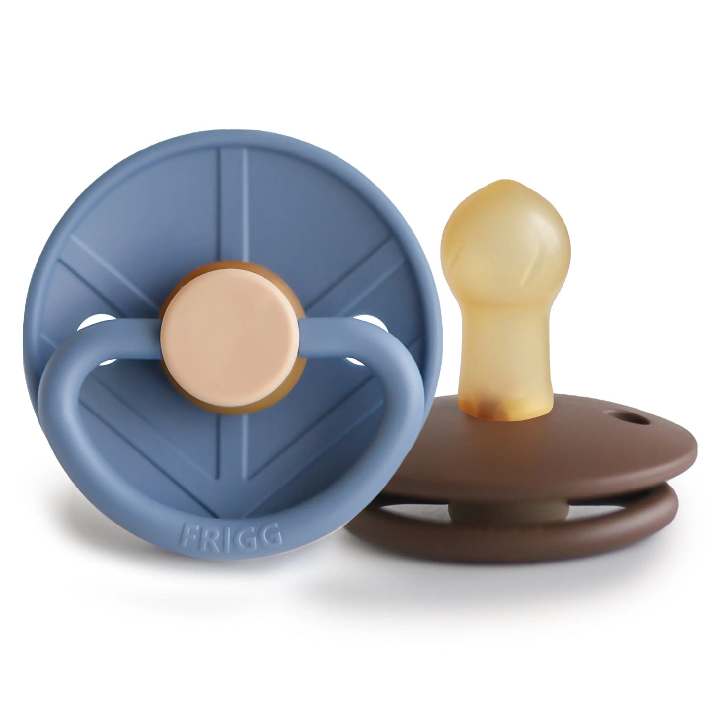 Frigg Little Viking Natural Rubber Pacifier Two Pack Mushie