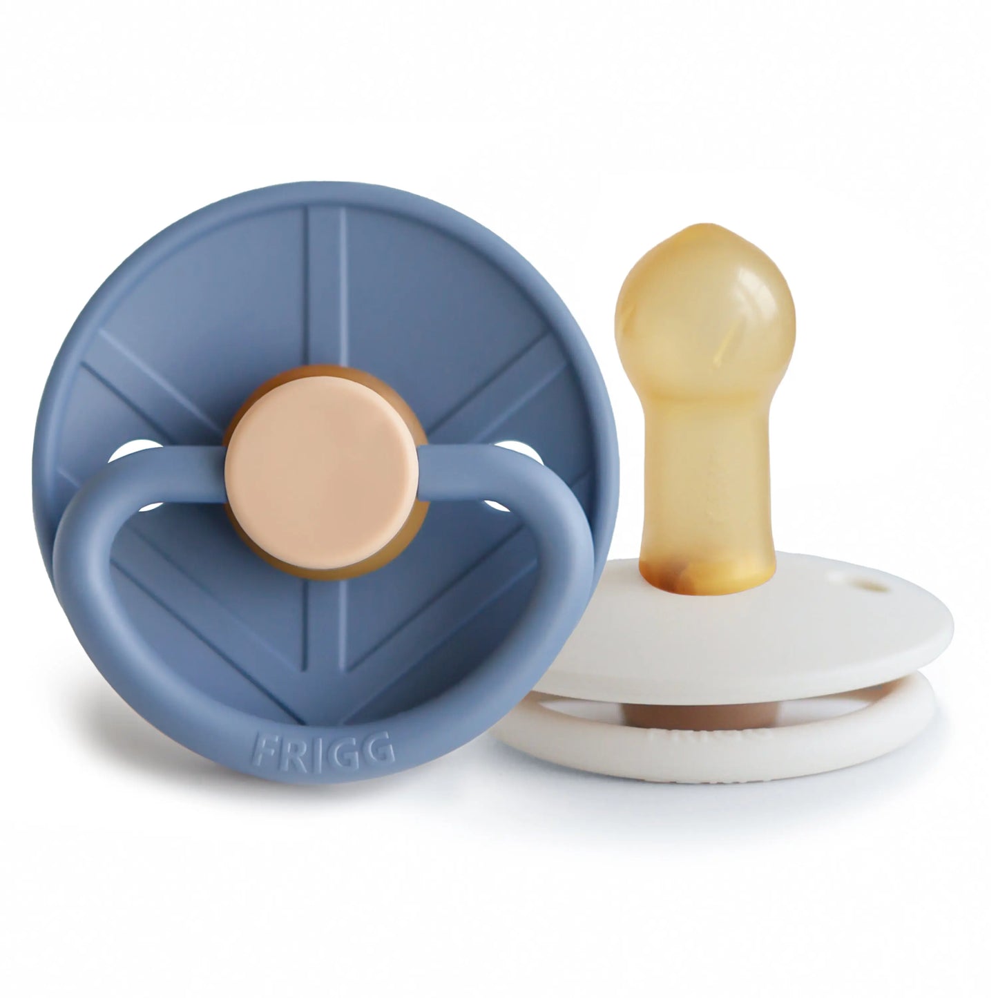 Frigg Little Viking Natural Rubber Pacifier Two Pack Mushie