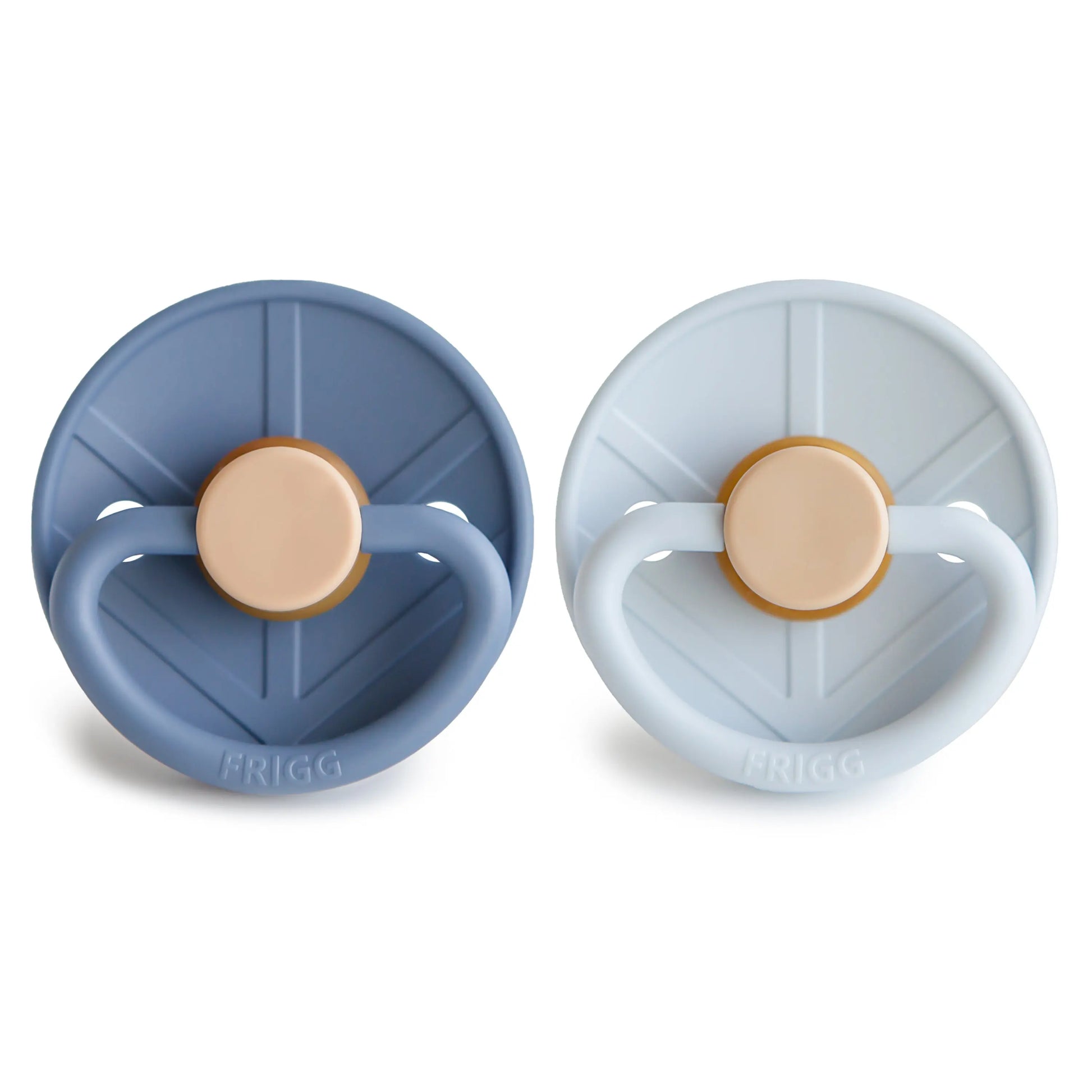 Frigg Little Viking Natural Rubber Pacifier Two Pack Mushie