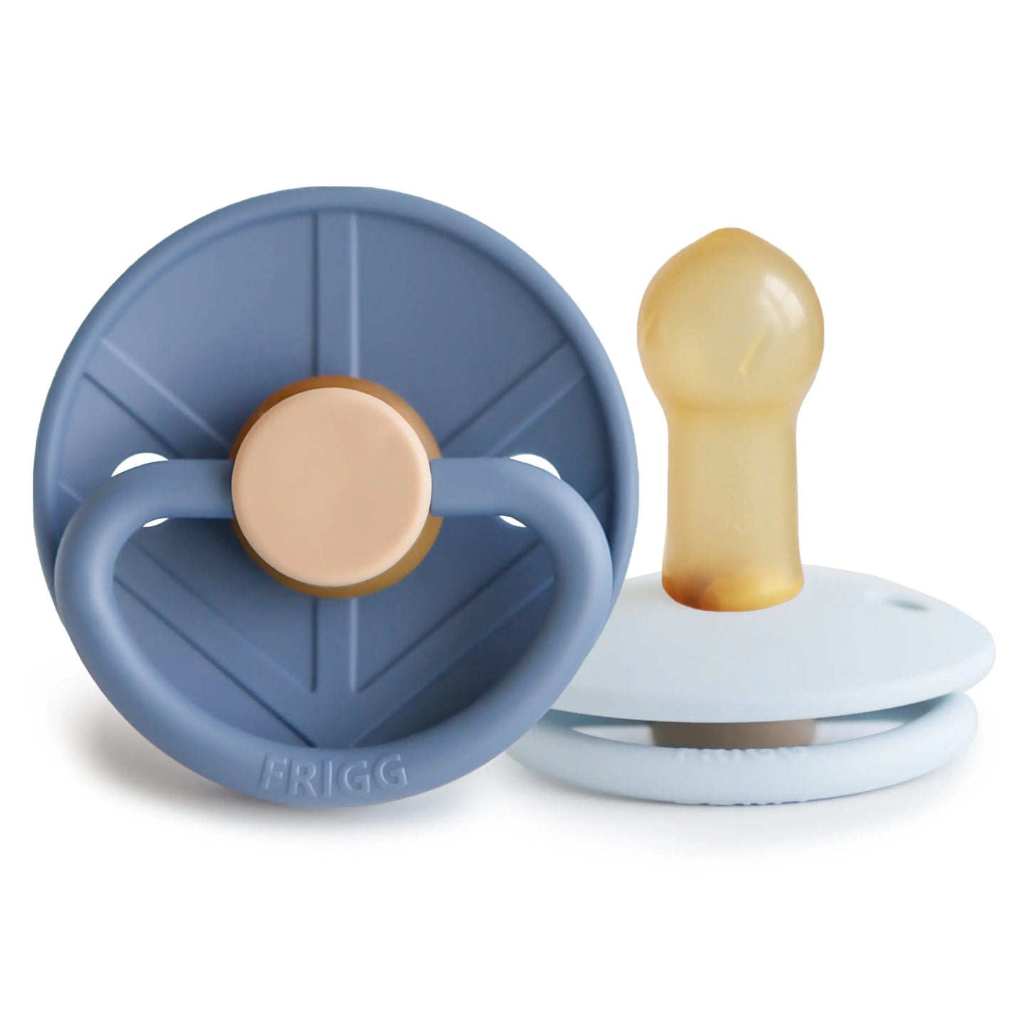 Frigg Little Viking Natural Rubber Pacifier Two Pack Mushie