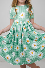 Off The Grid Short Sleeve Pocket Twirl Dress For Girls Mila & Rose ® Everetts Place: Online Boutique