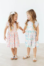 Off to the Circus Flutter Sleeve Twirl Dress Mila & Rose ® 