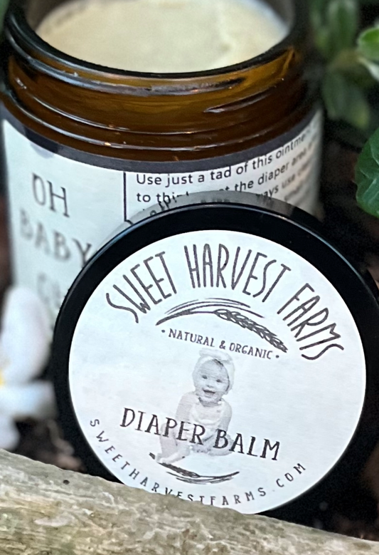 Oh Baby Oh Organic Diaper Balm For Diaper Rash And Skin Sweet Harvest Farms Everetts Place: Online Boutique
