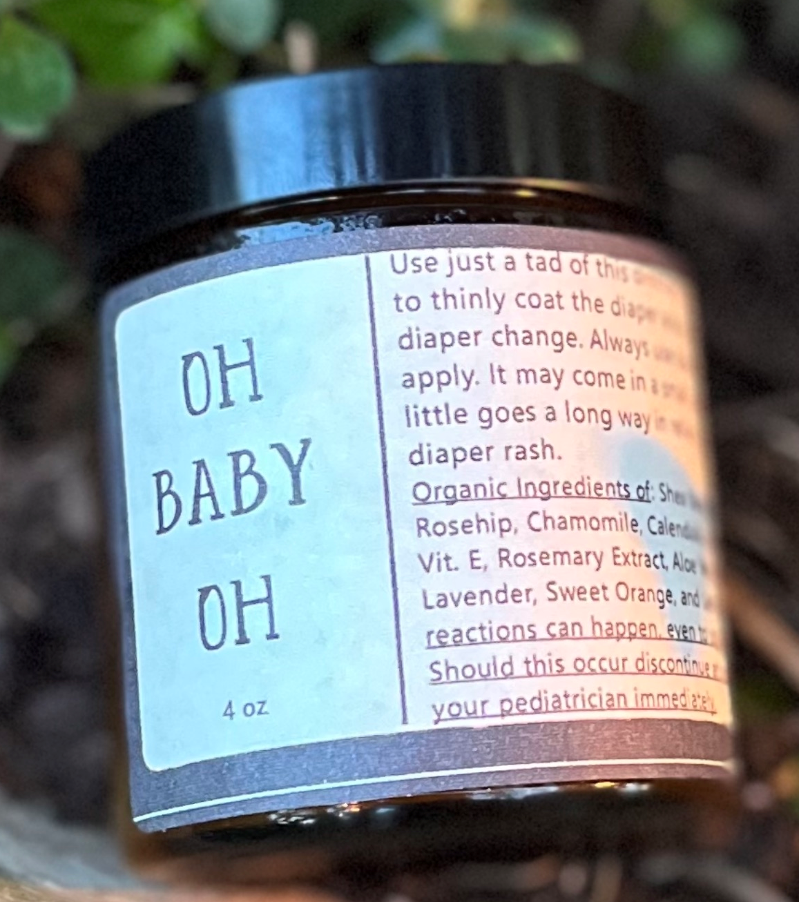 Oh Baby Oh Organic Diaper Balm For Diaper Rash And Skin Sweet Harvest Farms Everetts Place: Online Boutique