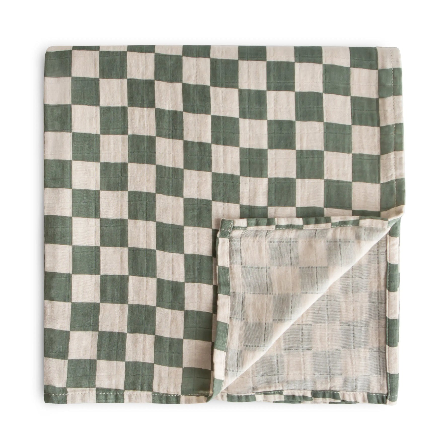 Mushie Organic Cotton Muslin Swaddle Blanket for Baby Cuddling and Nursing - Baby & Toddler > Swaddling & Receiving Blankets Swaddle