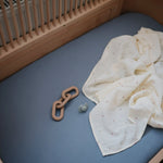 Mushie Stretchy Mini Crib Sheet Made with Organic Cotton Soft and Breathable Perfect Fit - Furniture > Baby & Toddler Furniture > Crib & Toddler Bed Accessories > Crib Bumpers & Liners crib sheets