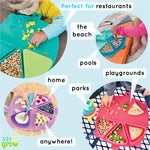 On The Go Snack Mat Foldable Portable Placemat For Kids 321 Grow Everetts Place: Online Boutique