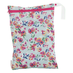Smart Bottoms On - the - Go Wet Bag - Aqua Floral - 