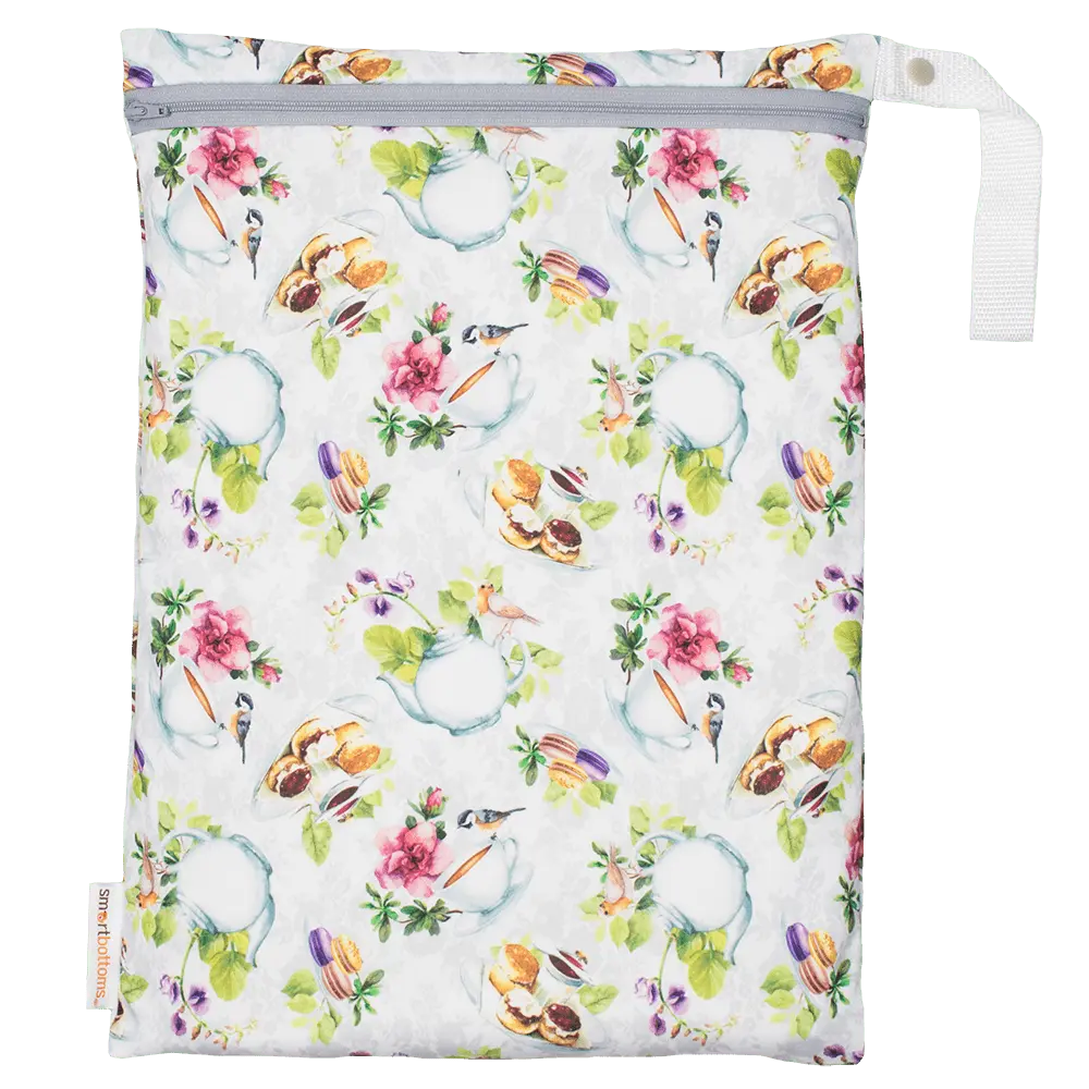 Smart Bottoms On - the - Go Wet Bag - Tea Party - 