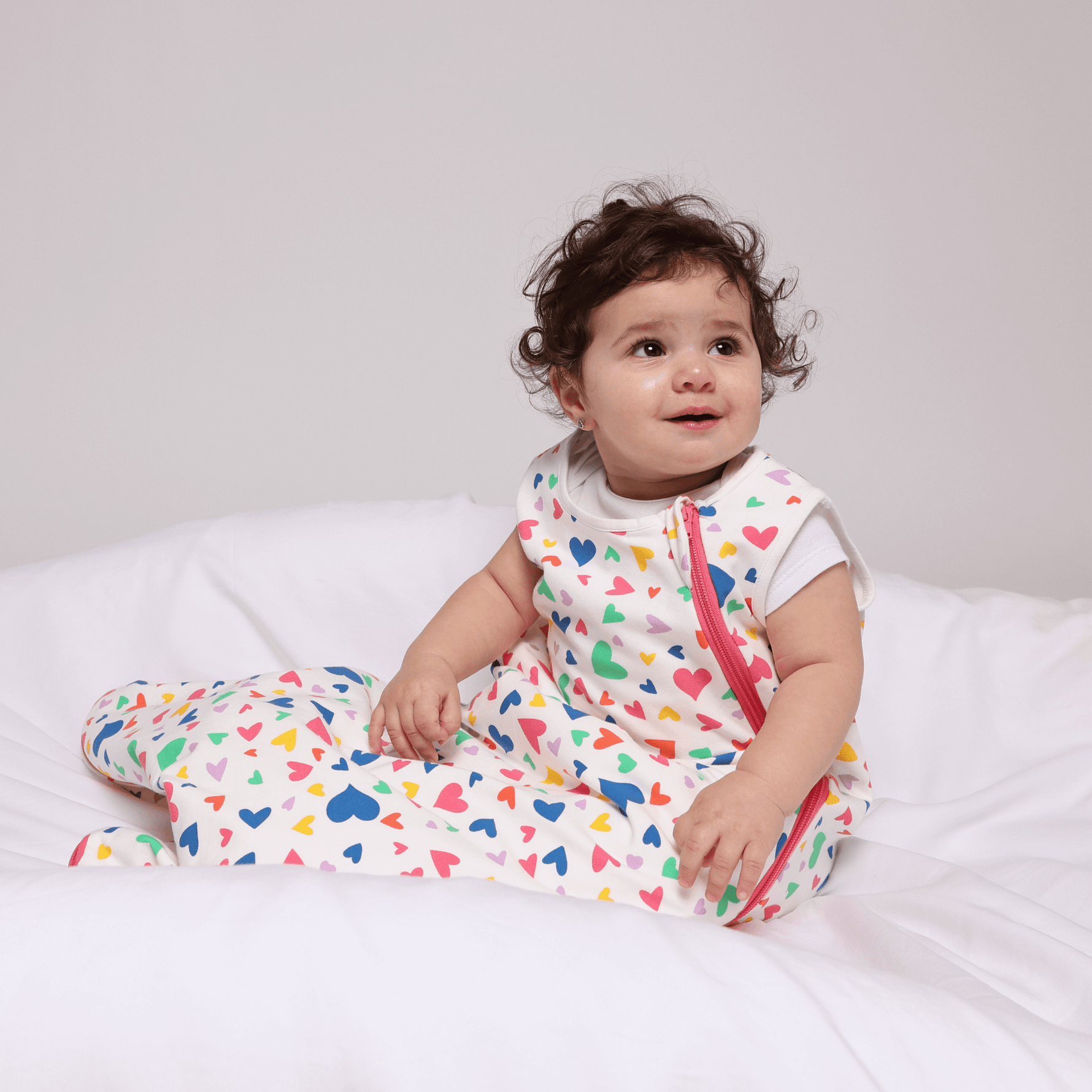 One And Done Sleep Sack Colorful Hearts All Season Baby Norani Baby Everetts Place: Online Boutique