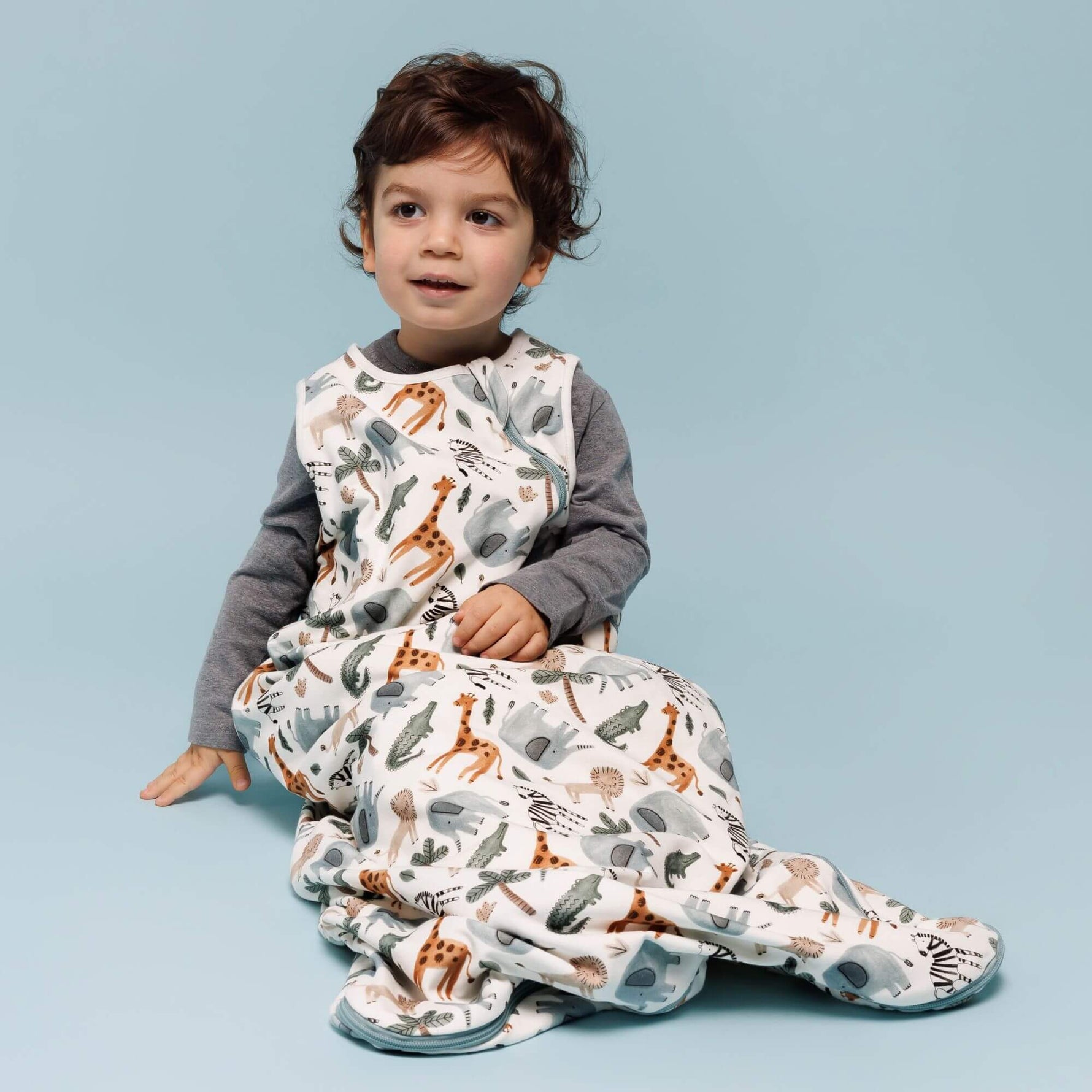 One And Done Sleep Sack Safari Animals Norani Baby Norani Baby Everetts Place: Online Boutique