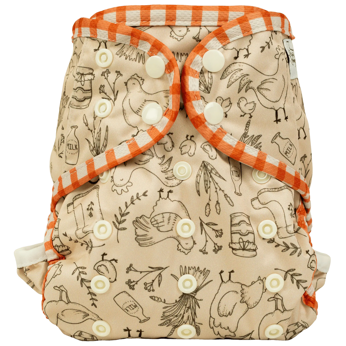 Eco-Friendly Cloth Diaper with Adjustable Fit for Babies 8 to 40 Pounds - Everetts Place