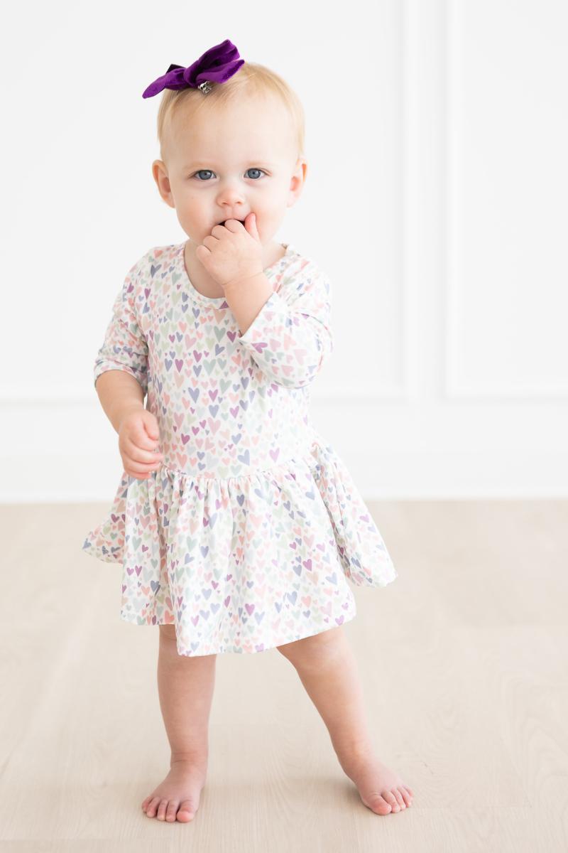 One in a Million Baby Twirl Bodysuit Three Quarter Sleeve Mila & Rose ® Everetts Place: Online Boutique