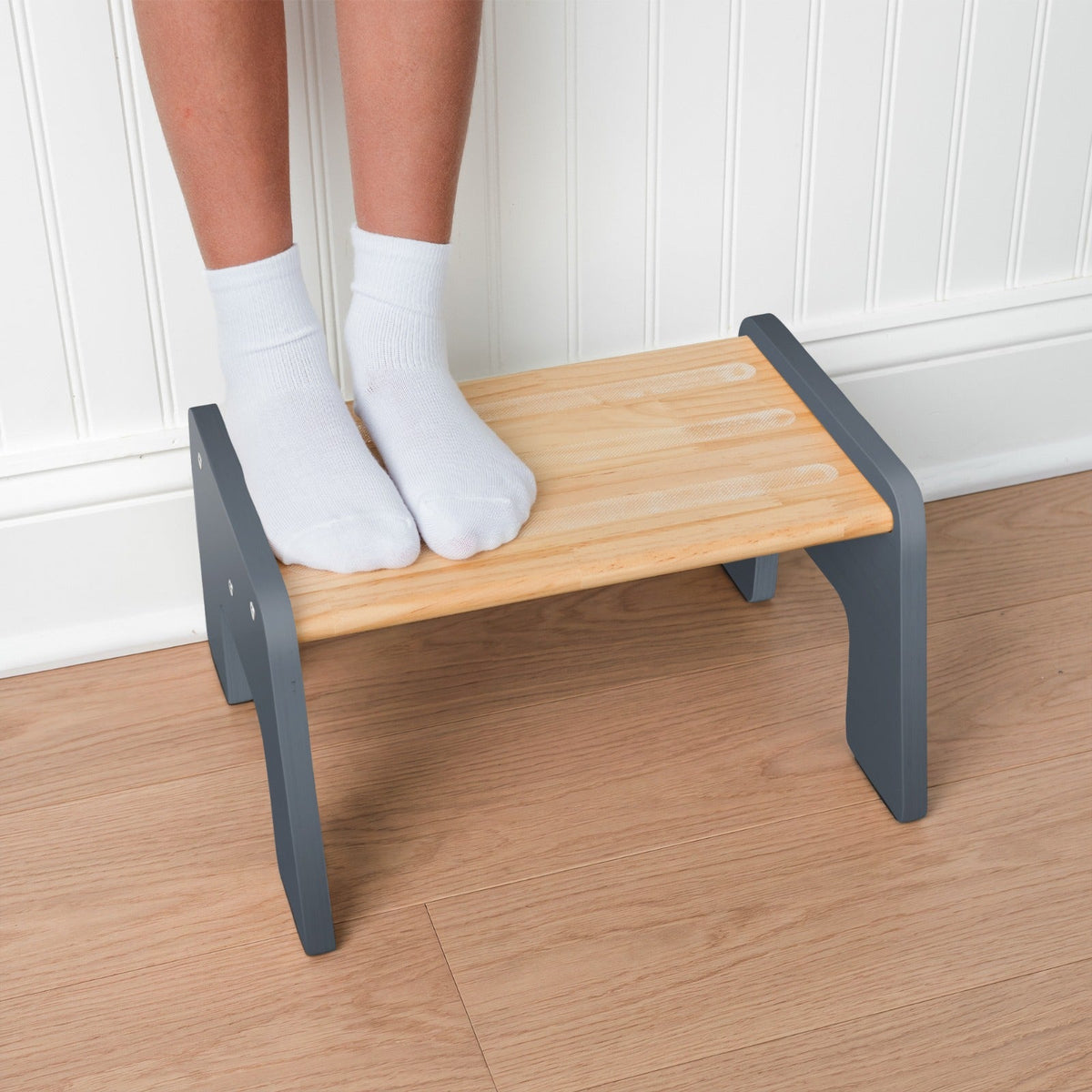 Wooden Kids Step Stool - 1-Step Multi-Purpose by Ocodile.com