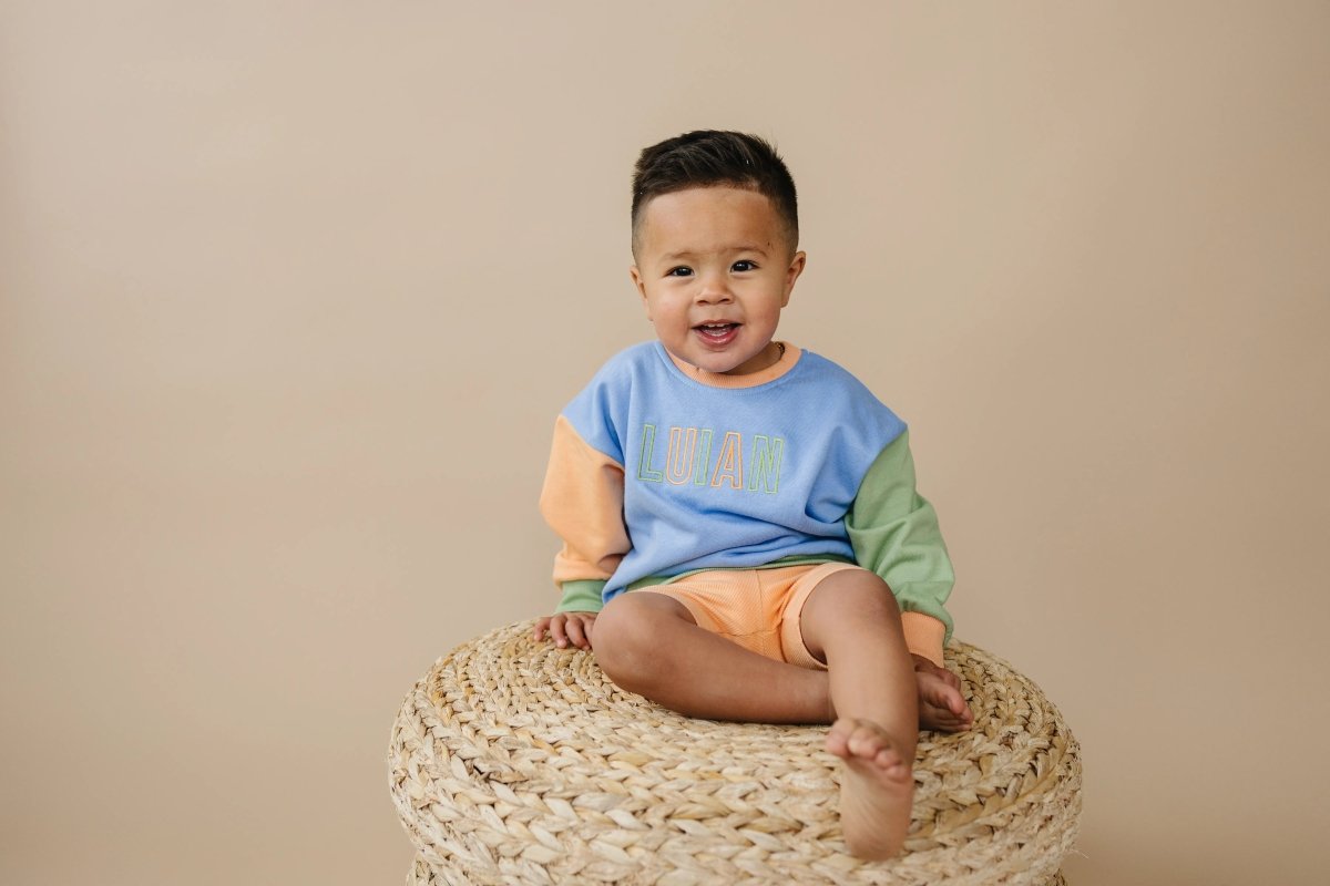 Little Joy Co. Orange Ribbed Bike Shorts - Everetts Place Boutique - 