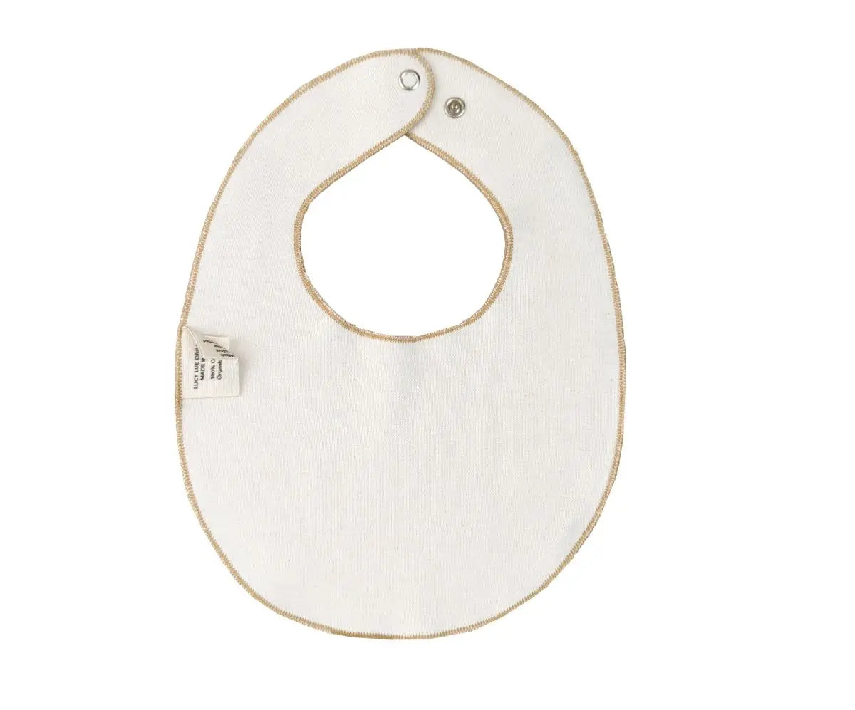 LUCY LUE ORGANICS Organic 2 - Layer Bib | Caramel - Everetts Place Boutique - 