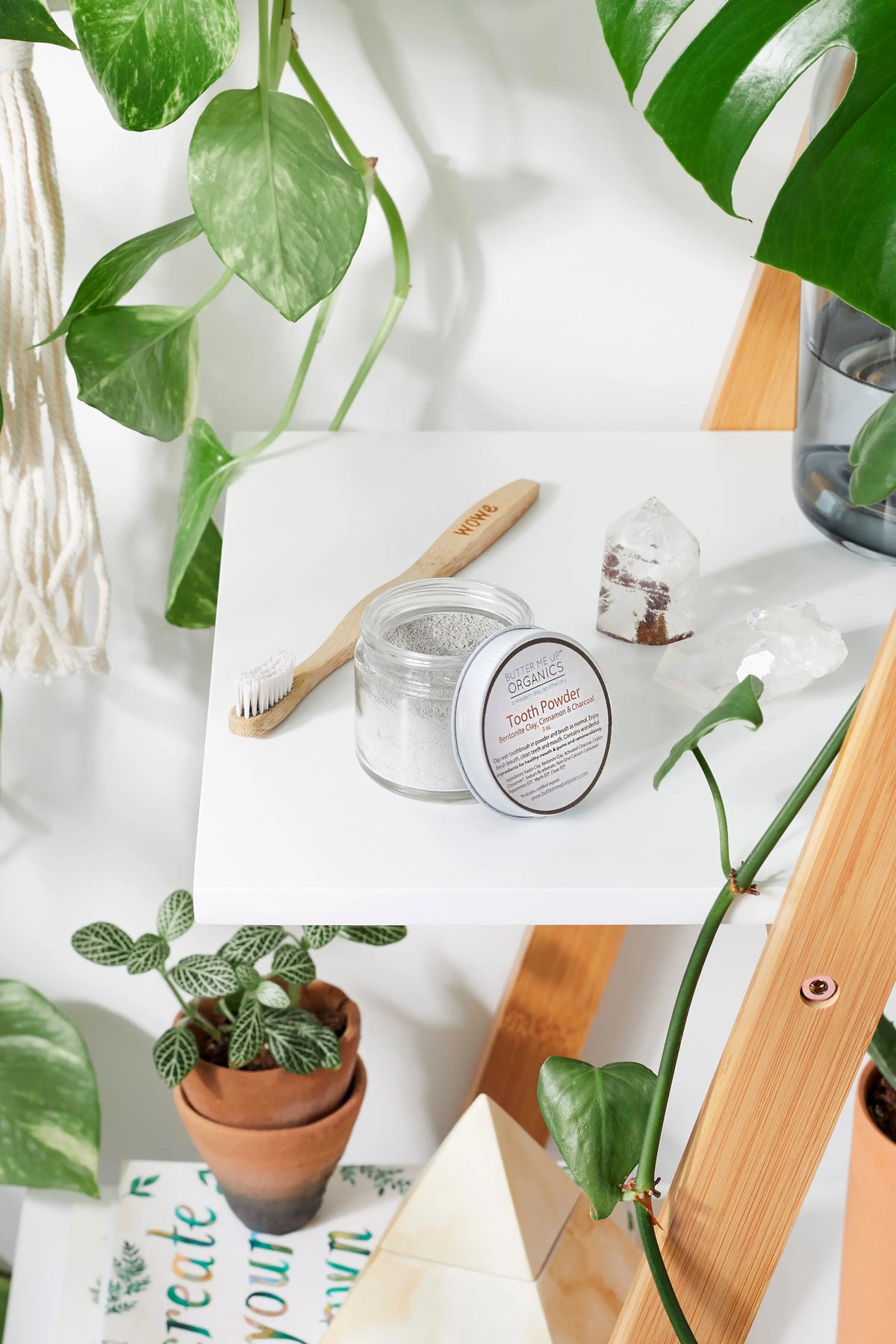 Organic Ayurvedic Tooth Powder Remineralizing Butter Me Up Organics Butter Me Up Organics 