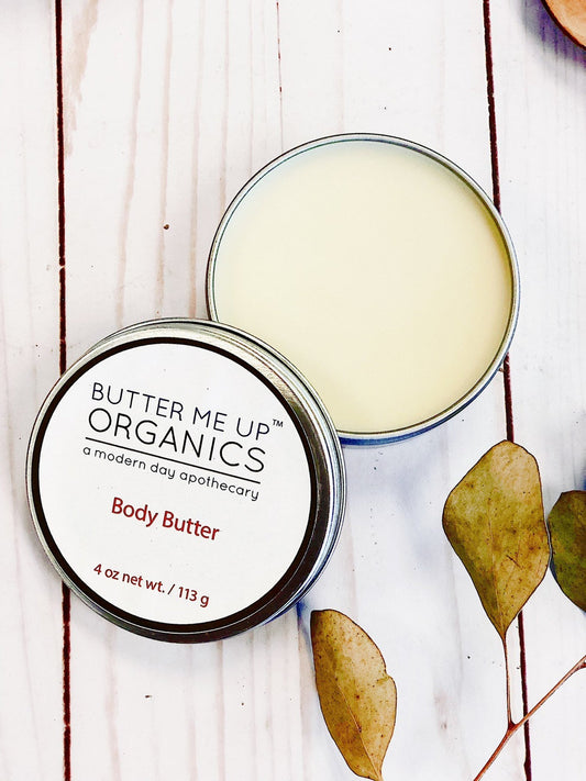 Organic Body Butter with Natural Hydrating Formula for Dry Skin Care Butter Me Up Organics Everetts Place: Online Boutique