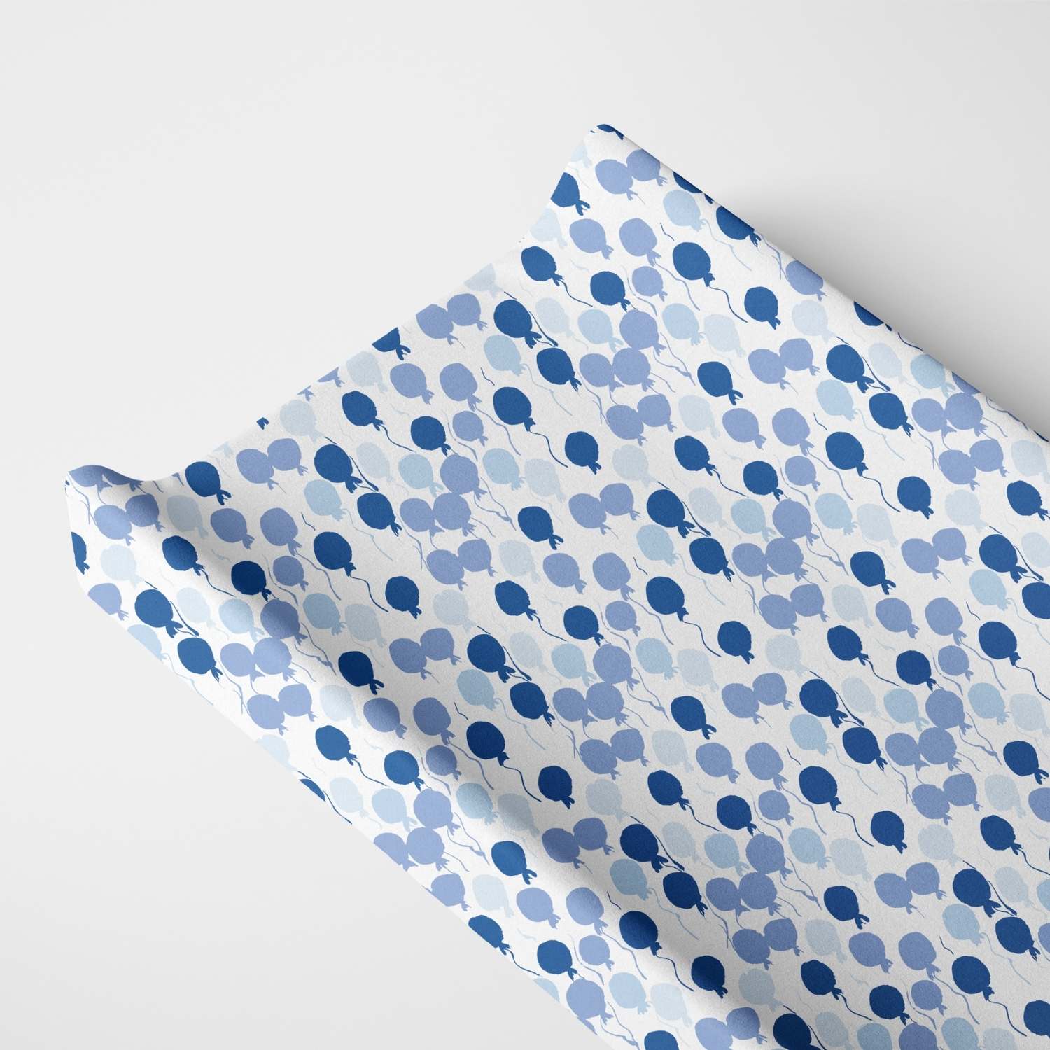 Organic Changing Pad Cover Blue Balloons Nursery Safe Norani Baby Everetts Place: Online Boutique
