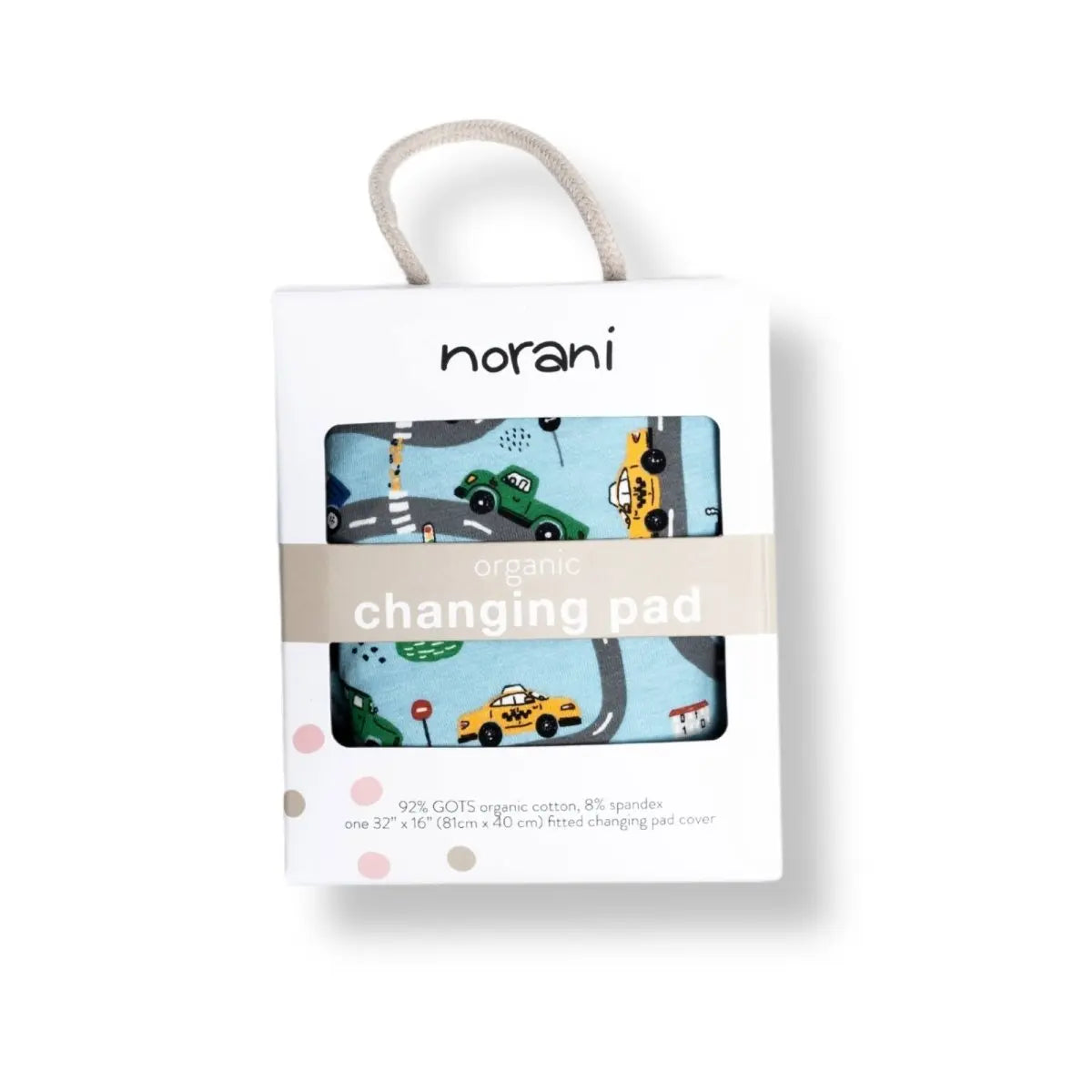 Norani Baby Organic Changing Pad Cover Cars For Babies Nursery Decor - Everetts Place Boutique - 