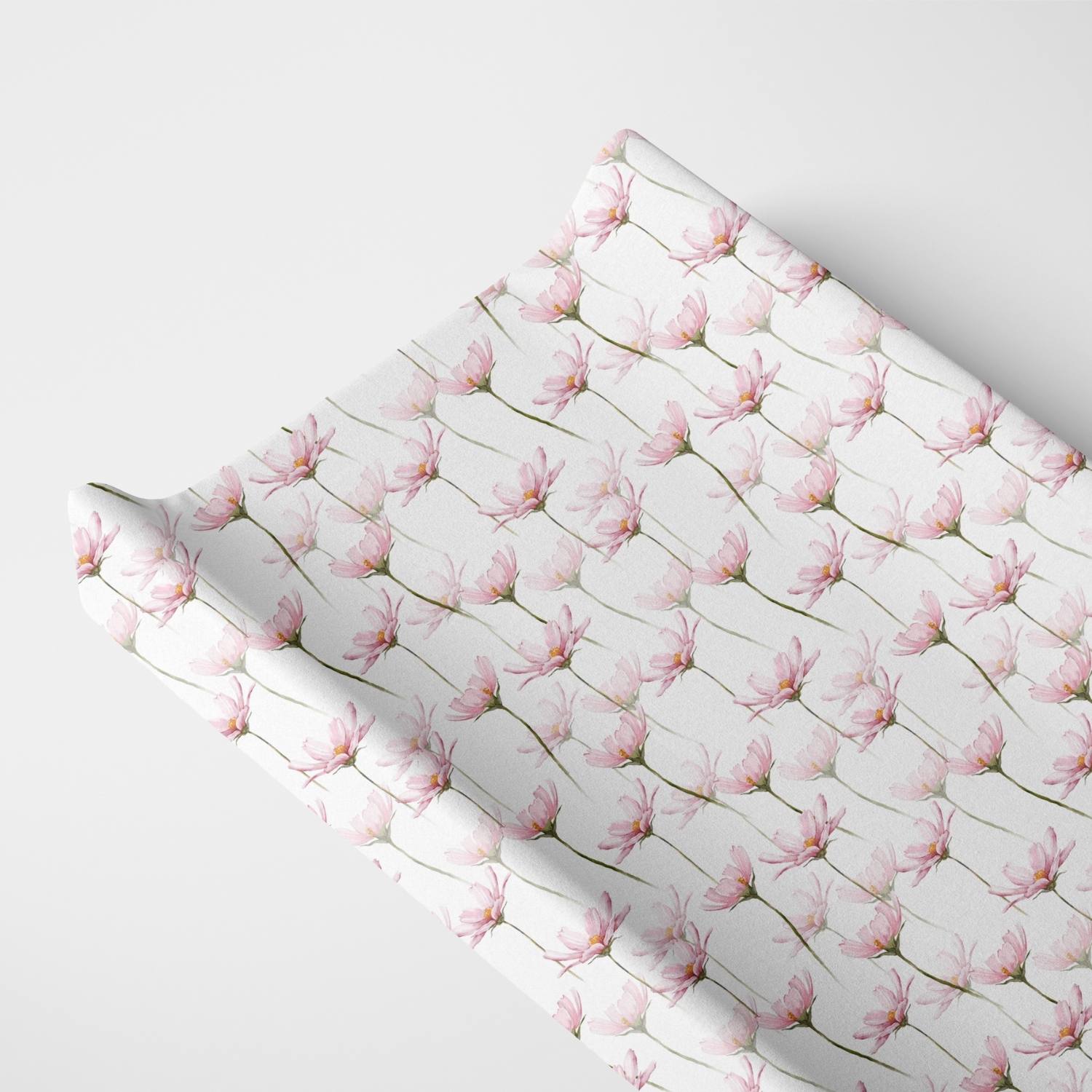 Organic Changing Pad Cover Pink Petals for Baby Nursery Norani Baby Everetts Place: Online Boutique