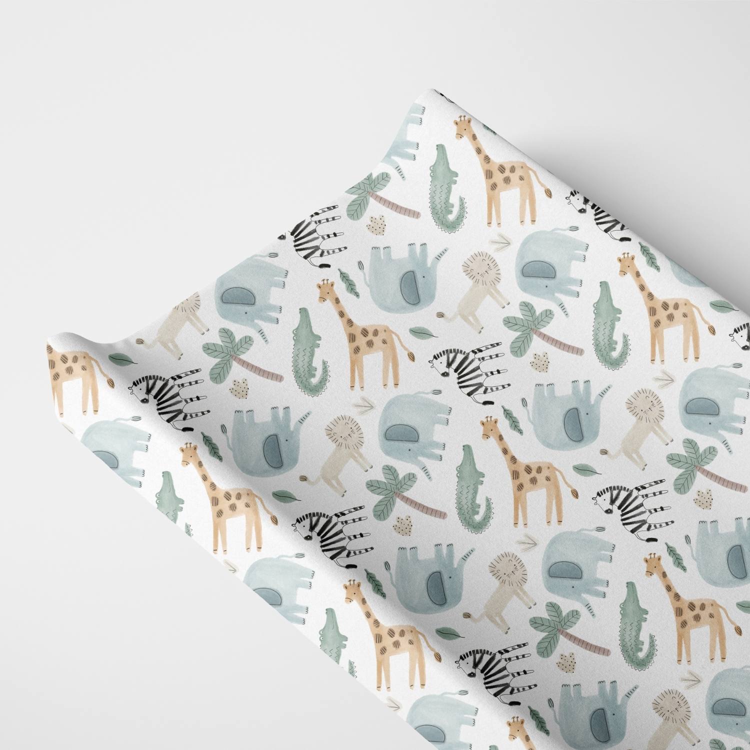 Organic Changing Pad Cover Safari For Baby Norani Baby Norani Baby Everetts Place: Online Boutique