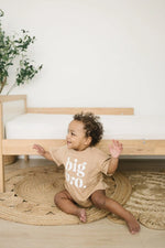 Little Joy Co. Organic Cotton Big Bro T Shirt Romper For Babies Ultra Soft -