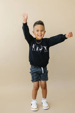 Little Joy Co. Organic Cotton Dancing Skeletons Crewneck Sweatshirt - Everetts Place Boutique - 