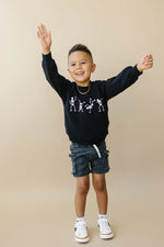 Little Joy Co. Organic Cotton Dancing Skeletons Crewneck Sweatshirt - Everetts Place Boutique - 