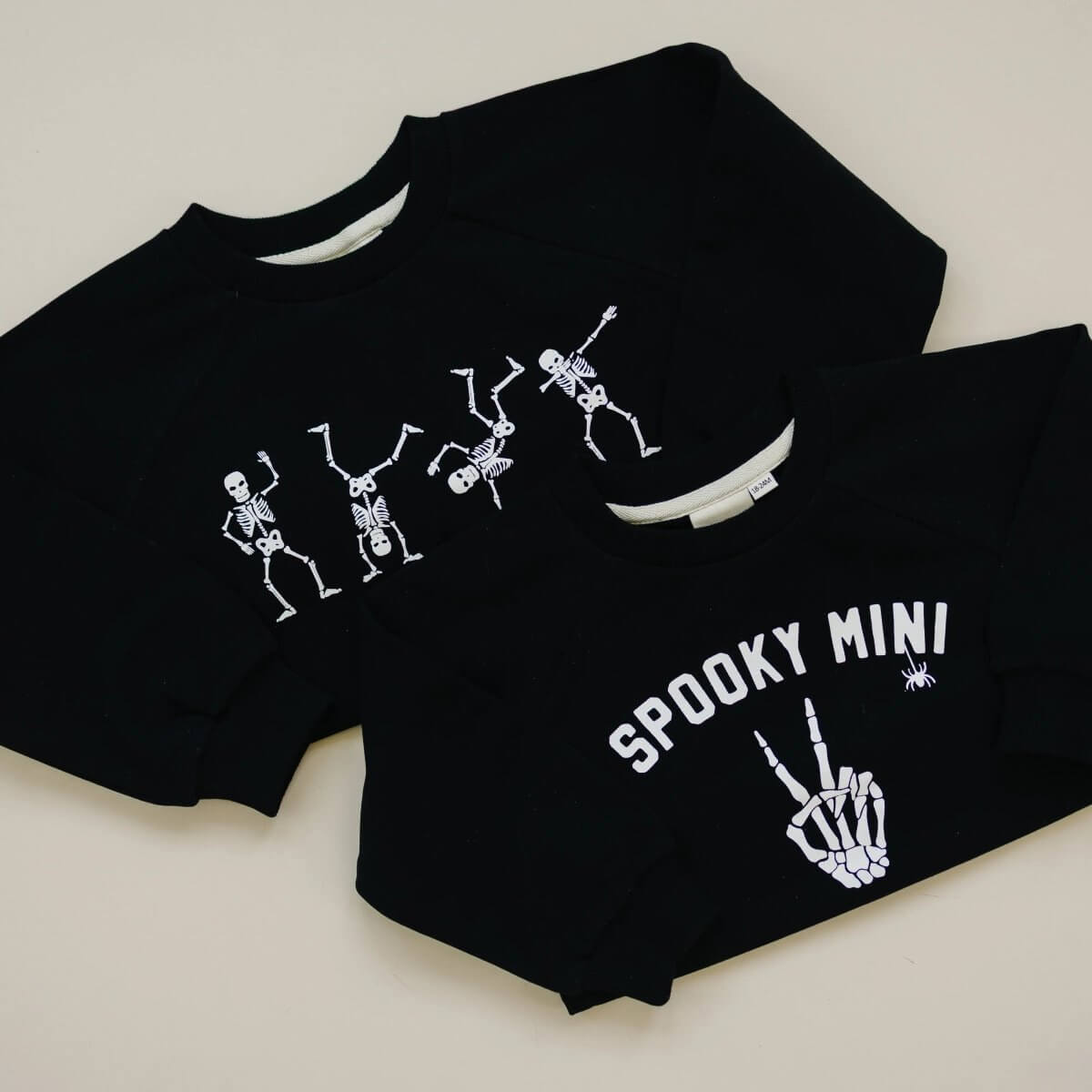 Little Joy Co. Organic Cotton Dancing Skeletons Crewneck Sweatshirt - Everetts Place Boutique - 