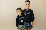 Little Joy Co. Organic Cotton Dancing Skeletons Crewneck Sweatshirt - Everetts Place Boutique - 