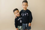 Little Joy Co. Organic Cotton Dancing Skeletons Crewneck Sweatshirt - Everetts Place Boutique - 