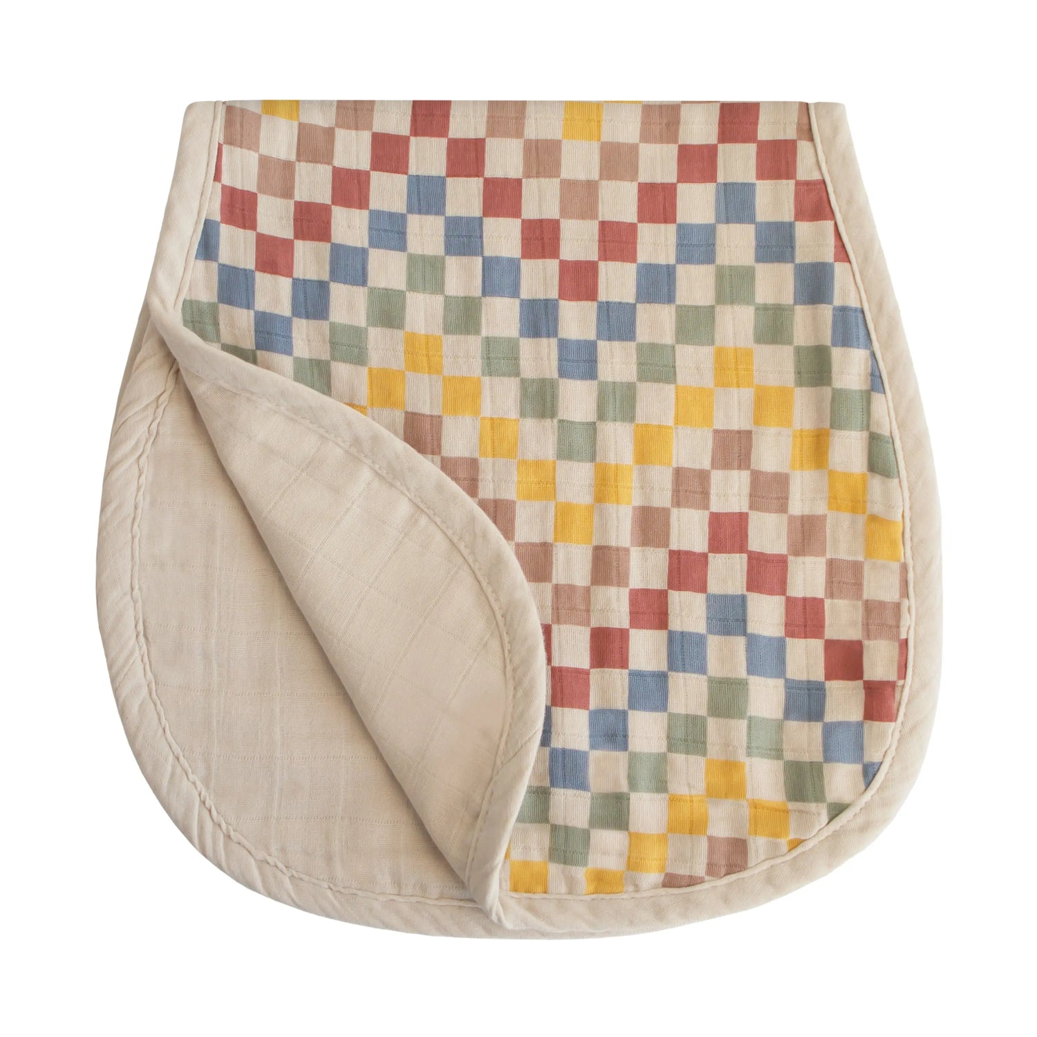 Mushie Organic Cotton Muslin Burp Cloth 2 Pack - Baby & Toddler > Nursing & Feeding > Burp Cloths burp cloth