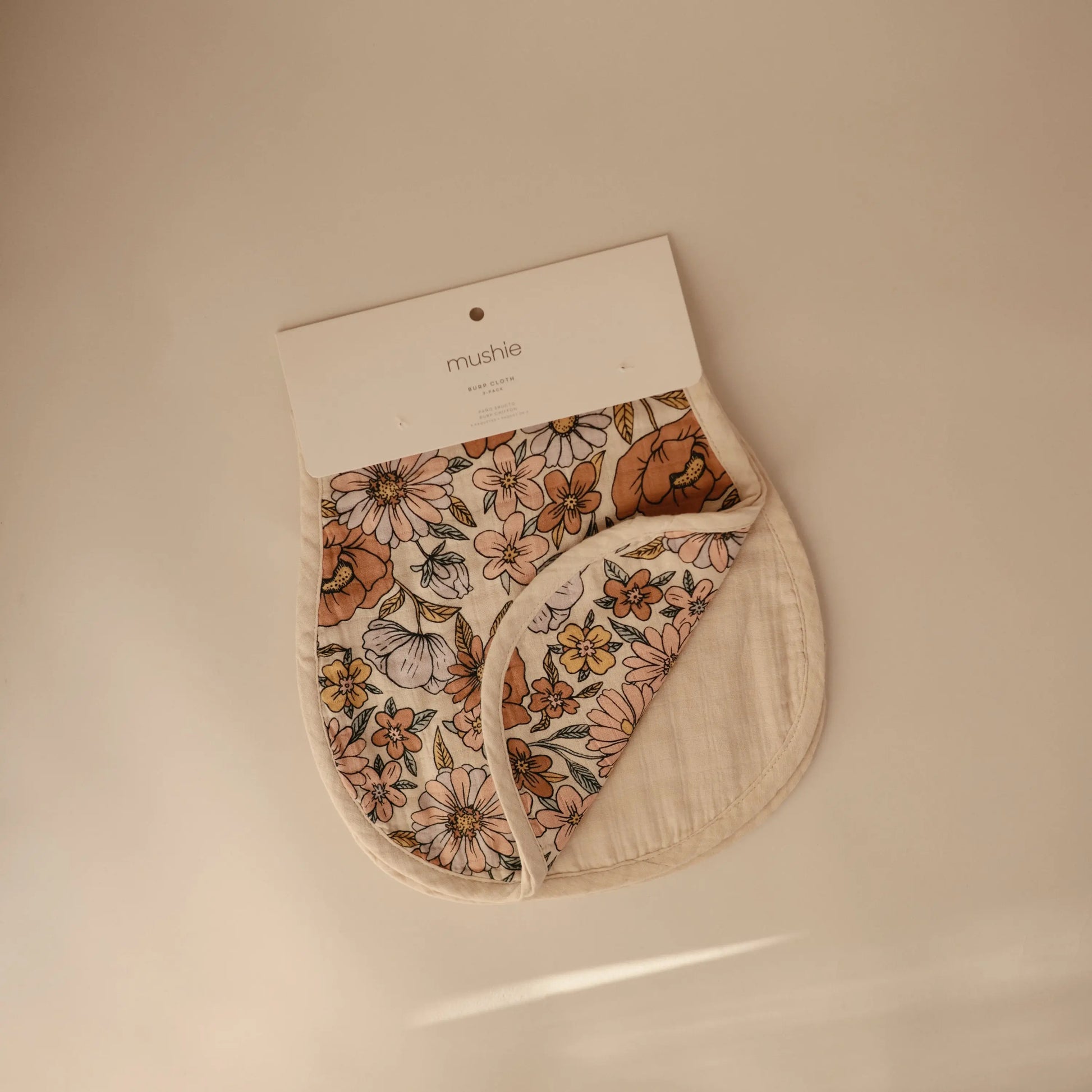 Organic Cotton Muslin Burp Cloth 2 Pack Mushie Everetts Place: Online Boutique