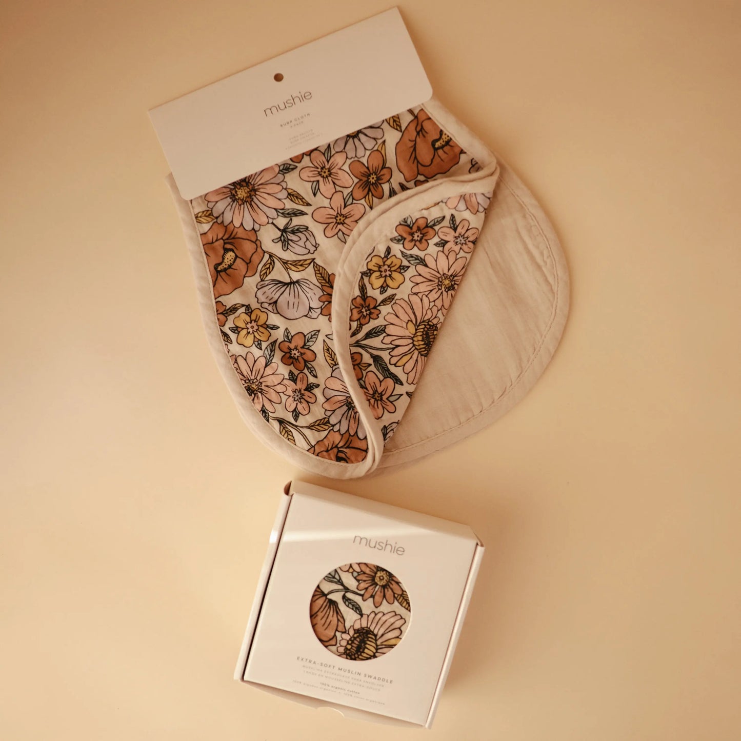 Organic Cotton Muslin Burp Cloth 2 Pack Mushie Everetts Place: Online Boutique