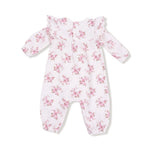 Angel Dear Organic Cotton Muslin Petal Ruffle Long Sleeve Romper - Apparel & Accessories > Clothing > Baby & Toddler Clothing > Baby One-Pieces 935