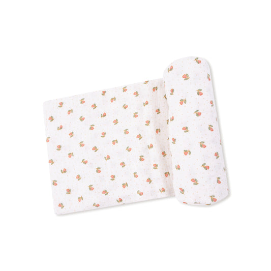 Organic Cotton Muslin Swaddle Blanket 47x47 Inches Baby Angel Dear Everetts Place: Online Boutique
