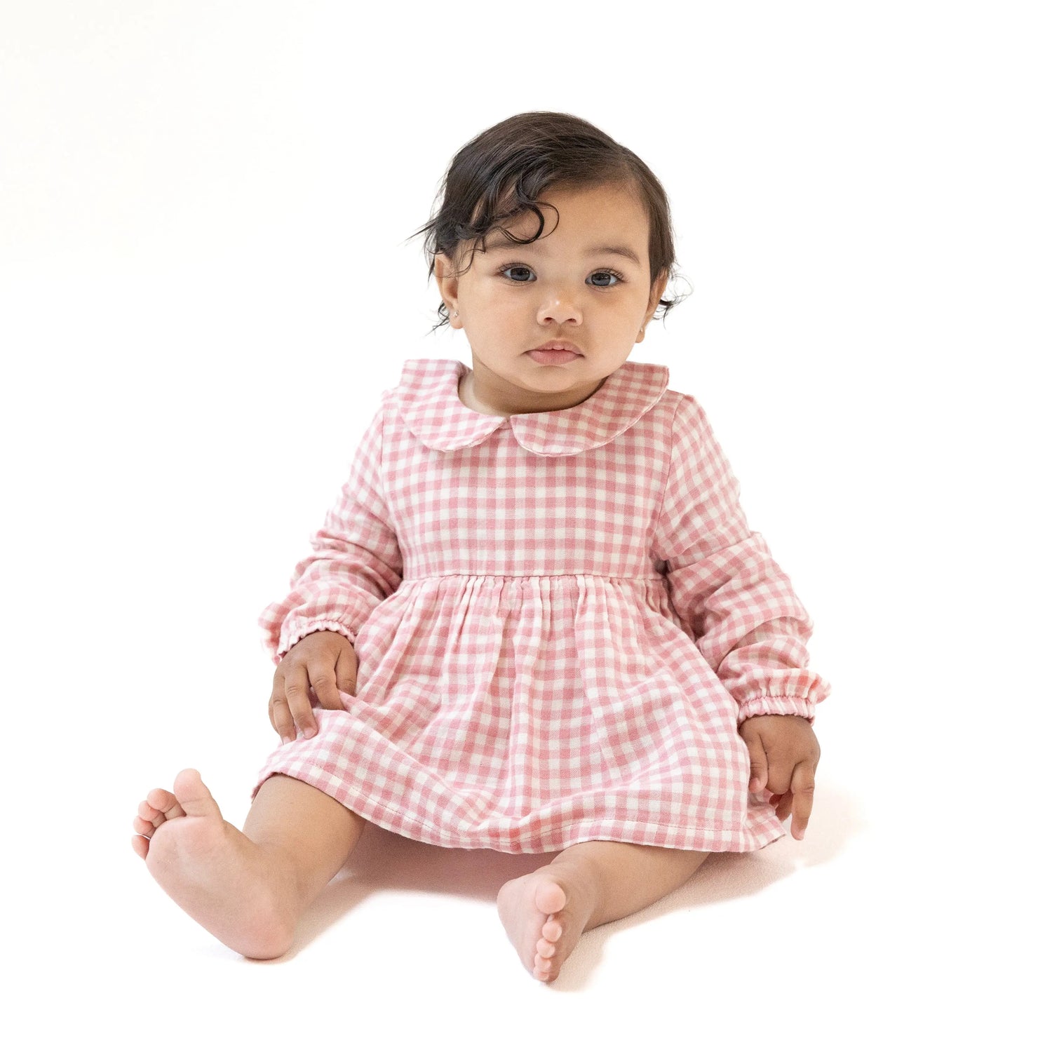 Angel Dear Organic Cotton Peter Pan Collar Bubble With Skirt For Girls - Apparel & Accessories > Clothing > Baby & Toddler Clothing > Baby One-Pieces 668