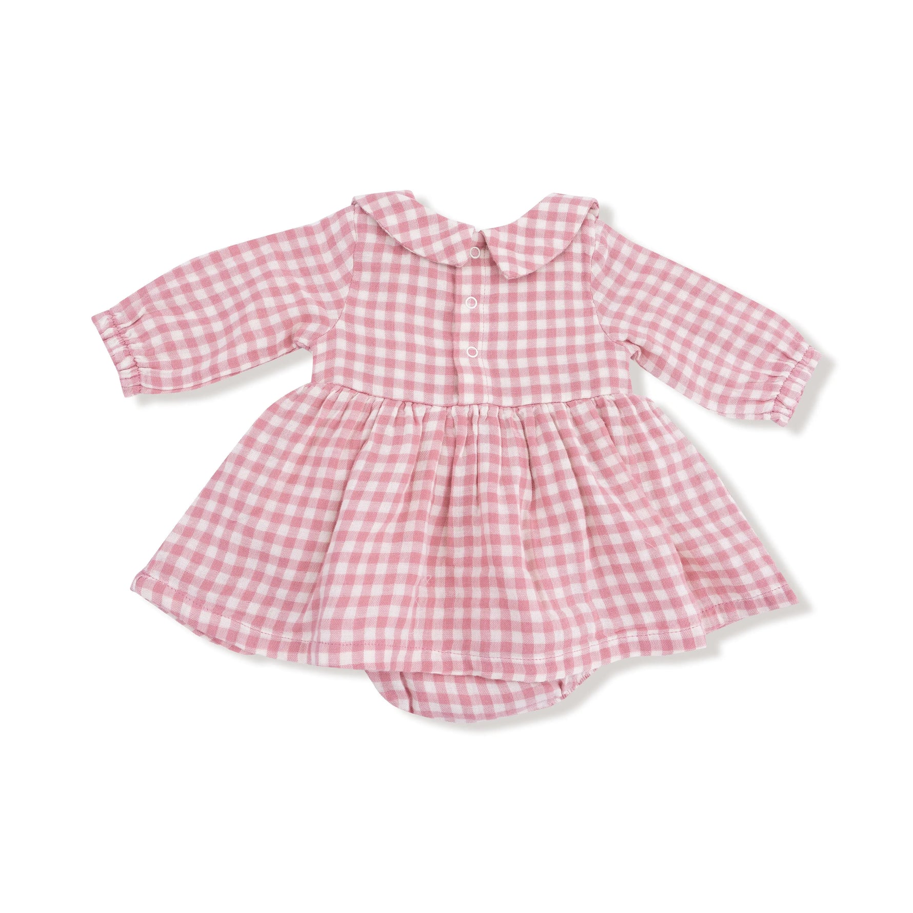 Angel Dear Organic Cotton Peter Pan Collar Bubble With Skirt For Girls - Apparel & Accessories > Clothing > Baby & Toddler Clothing > Baby One-Pieces 668
