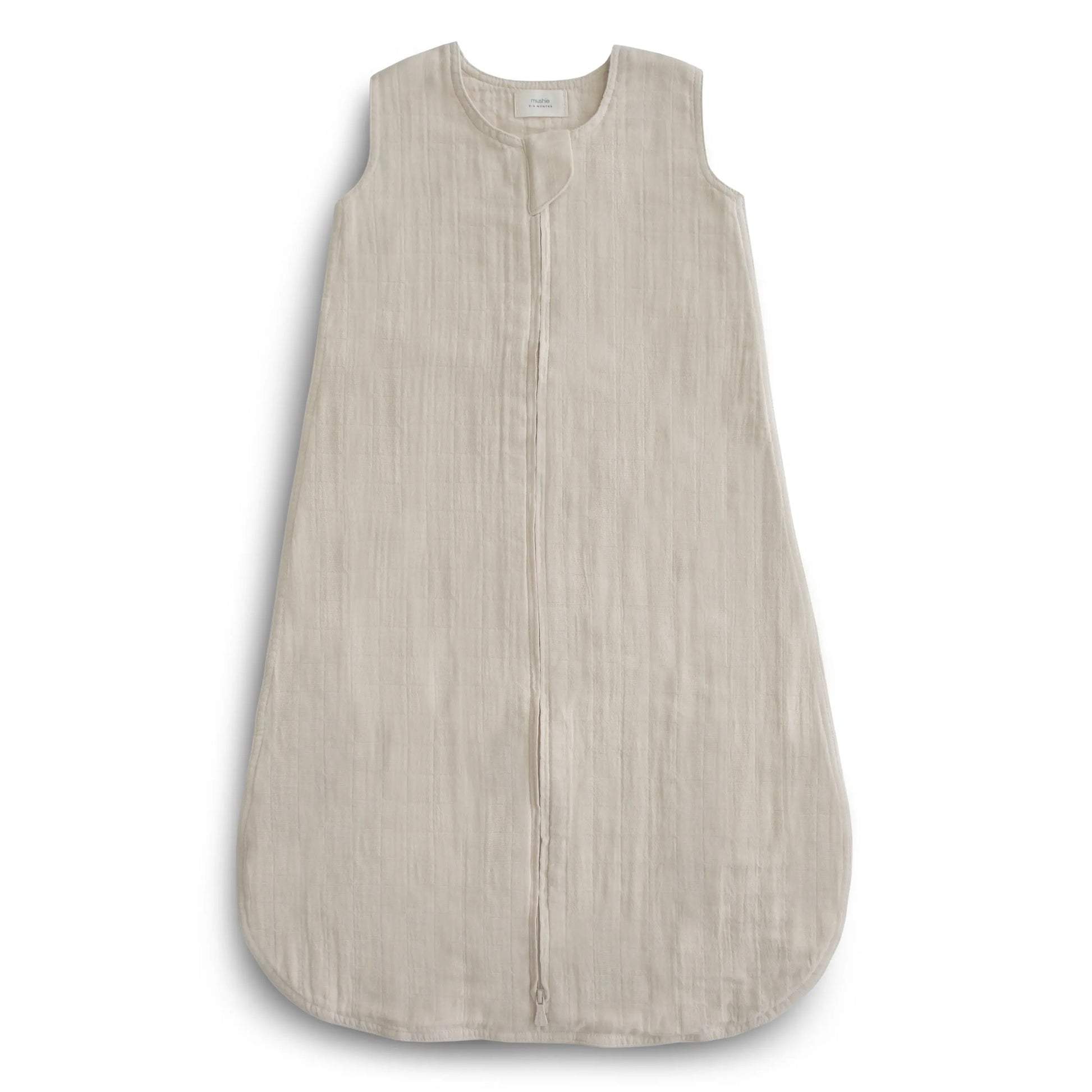 Organic Cotton Sleep Bag for Babies Lightweight Breathable Muslin Design with Two-Way Zipper Sleeveless Full Body Coverage Mushie Everetts Place: Online Boutique 39.99