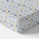 Organic Crib Sheet Space Bears GOTS Certified For Nurseries Norani Baby Everetts Place: Online Boutique