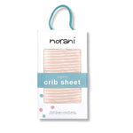 Organic Fitted Crib Sheet Pink Stripes For Baby Sleep Norani Baby Everetts Place: Online Boutique